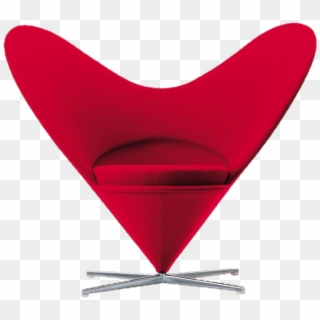 Verner Panton Heart Chair, HD Png Download
