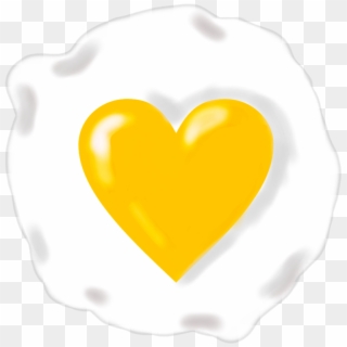 Oeuf Coeur Dubrootsgirlcreation Sunnysideup - Heart, HD Png Download