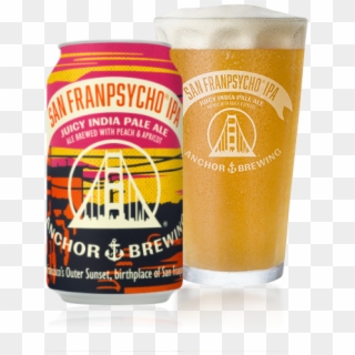San Franpsycho Ipa Bottle & Pint Glass - Sanfranpsycho Ipa, HD Png Download