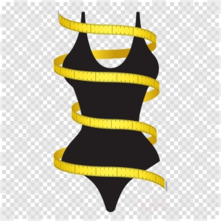 Beautiful Illustration, Yellow, Clothing, Transparent - Weight Loss Measuring Tape Png, Png Download