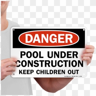 Pool Under Construction Sign - Poster, HD Png Download