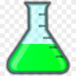 Erlenmeyer Flask Chemistry Green Liquid Flask Lab - Erlenmeyer O Matraz Conico, HD Png Download