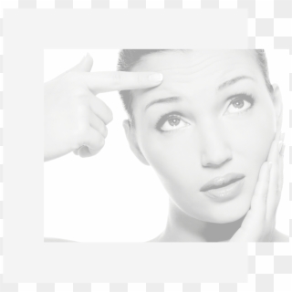 Anti Wrinkles Preview Bw - Forehead, HD Png Download