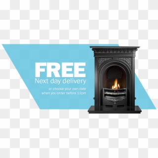 Fire Overlay Png - Edwardian Cast Iron Fireplaces, Transparent Png