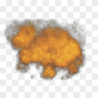 Orange Smoke Clip Art, HD Png Download