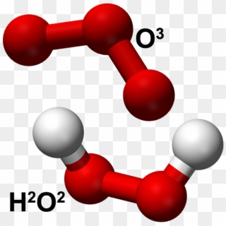 Molecules Clipart Oxygen - Hydrogen Peroxide Molecule, HD Png Download