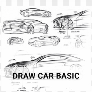 Pencils Drawing Car - Renault Fluence, HD Png Download