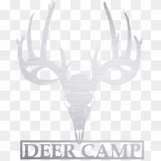 Deer Camp Metal Sign - Antler, HD Png Download