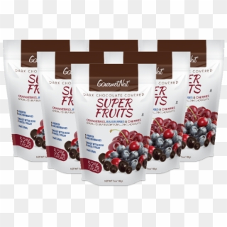 7oz Chocolate Covered Super Fruits 6 Pack - Gourmet Nut Dark Chocolate Covered Almonds, HD Png Download
