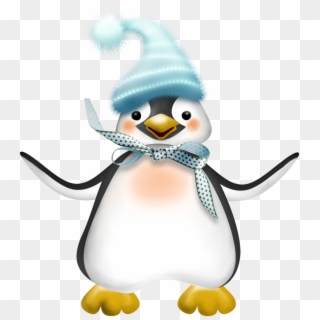 Фотки Cute Clipart, Penguin Clipart, Simple Christmas, - Pingouin Animé, HD Png Download