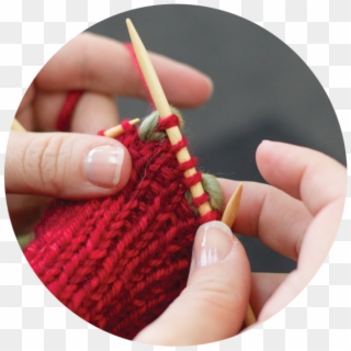Crochet Hook Png - Knitting, Transparent Png