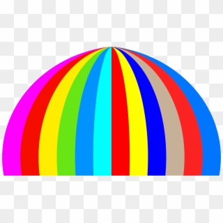 This Free Icons Png Design Of Rainbow Half Dome - Clip Art, Transparent Png