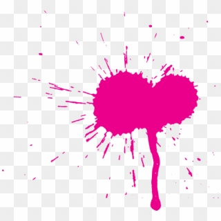 Clip Art Pink Splatter Png, Transparent Png