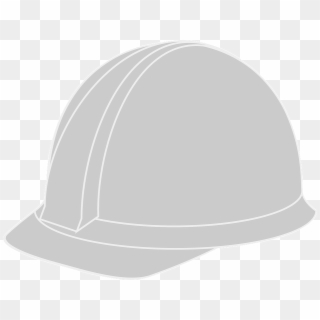 Hard Hat Helmet White Equipment Safe Headgear - Hard Hat Vector White, HD Png Download