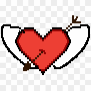 Corazon San Valentin - Pixel Heart Png Vector, Transparent Png