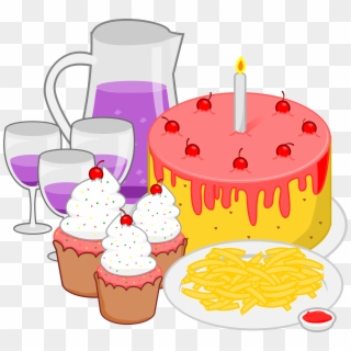 Food Clipart Celebration - Party Food Clipart, HD Png Download