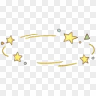 #stars #crown #starcrown #galaxy #outerspace #yellow - Galaxy Crown Png, Transparent Png