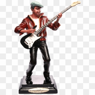 Electric Guitar Player Music Figure Figurine - Electric Guitar, HD Png Download
