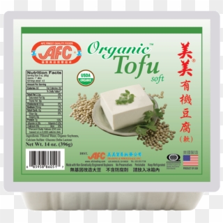 Afc Organic Tofu Soft 14 Oz - 1 Oz Fried Tofu, HD Png Download