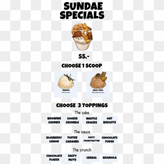 Choose A Signature Scoop For 65,- - Ice Cream, HD Png Download