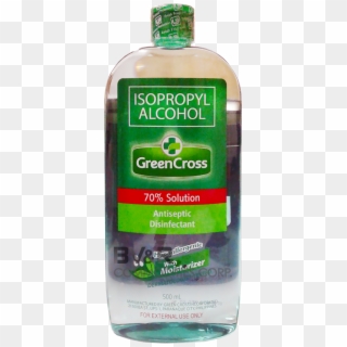 Green Cross Isopropyl Alcohol With Moisturizer 70% - Carmine, HD Png Download