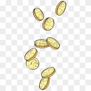 Falling Gold Coins Png Png Image With Transparent Background - Coins Falling Clip Art, Png Download
