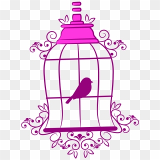 Bird Cage Png Vector - Bird Cage Silhouette Svg, Transparent Png