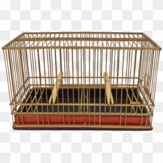 Birdcage Drawing Pretty Bird - Japanese Bamboo Lock Cage, HD Png Download