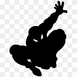 Marvel Silhouette Sticker - Spiderman Free, HD Png Download