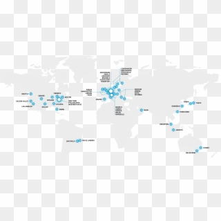 Private Cloud - World Map, HD Png Download