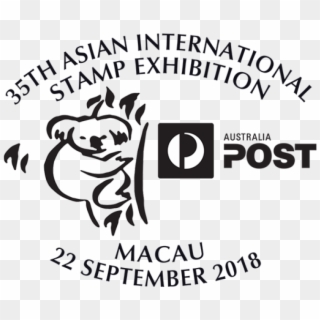 2018 Macau Stamp Exhibition Day 2 Postmark - Australia Post, HD Png Download