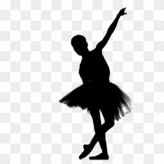 Ballerina Pose Black And White, HD Png Download