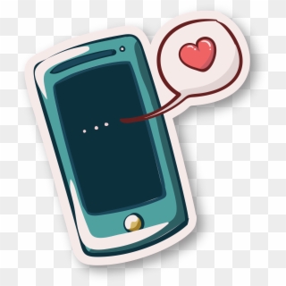 S Smartphone Sticker - Cartoon Iphone Png, Transparent Png