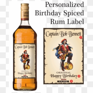 Hennessy Drawing Label - Captain Morgan Spiced Gold Rum, HD Png Download