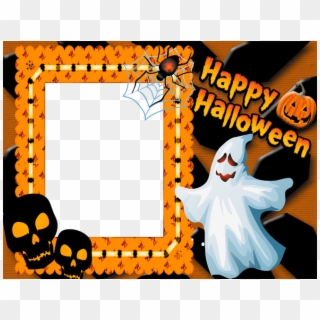 Halloween Facebook Profile Picture Frame Photo Frames - Happy Halloween Photo Frame, HD Png Download