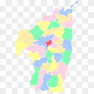 Gushi County Blank Map No Borde - Atlas, HD Png Download