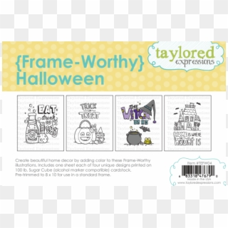 {frame-worthy} Halloween - Taylored Expressions, HD Png Download