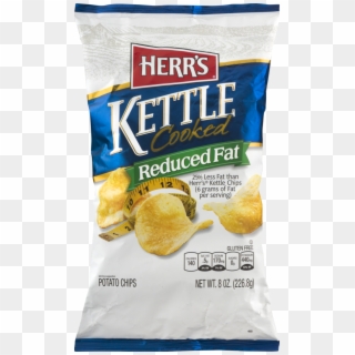 Herr's Reduced Fat Kettle Cooked Potato Chips - Herr's Chips, HD Png Download