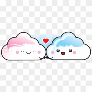 #kawaii #pink #blue #cloud #clouds, HD Png Download