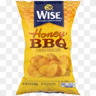 Wise Foods Honey Bbq Potato Chips - Wise Honey Bbq Chips, HD Png Download