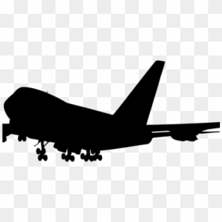 Airplane Silhouette - Airplane Silhouette 747 Png, Transparent Png