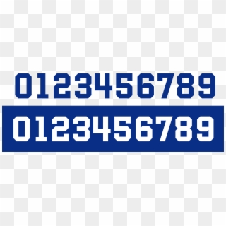 Custom Numbers - College Font Numbers Png, Transparent Png