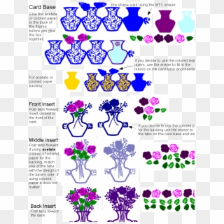 Directions For Vase With Flowers , Png Download, Transparent Png
