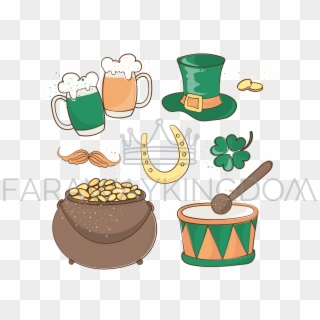 Patrick Beer Saint Patrick Day Vector Illustration - Saint Patrick's Day, HD Png Download