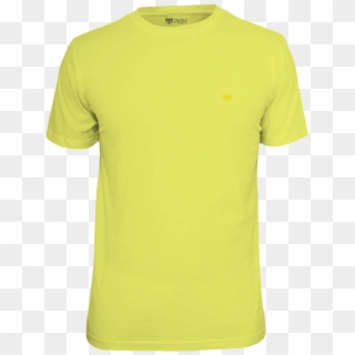 Kit 3 Camisetas Bordadas Phox Básica - Camisa Amarela Clara Png, Transparent Png