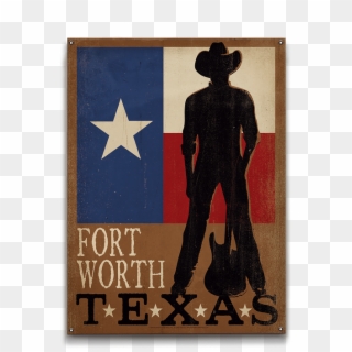 Forth Worth Texas Music Sign - Poster, HD Png Download