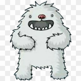 #yeti #cute #monster #cutemonster #abominablesnowman - Cute Snow Monster Cartoon, HD Png Download