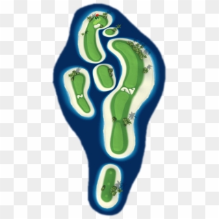 Hole 2 Map - Tropic Kings Tournament Golf Clash, HD Png Download