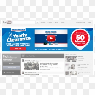 The Creative Was To Match The Currently Running 1/2 - Harvey Norman Banner Ads, HD Png Download