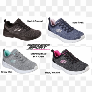 Dynamight In A Flash Bungee Mesh Trainers, New Skechers - 12965 Skechers, HD Png Download